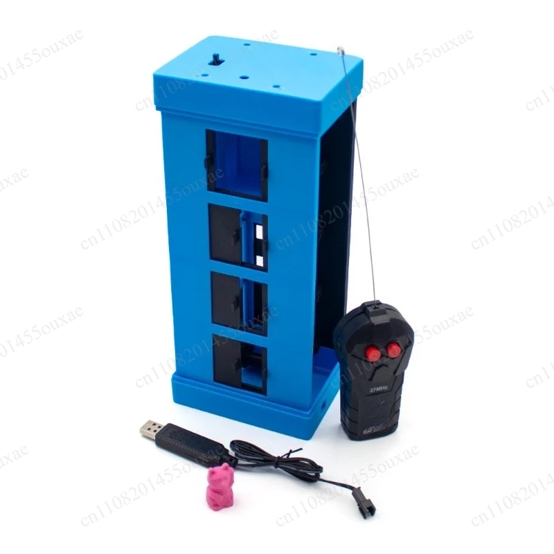 Remote Control 4-Stage Vertical Lift Elevator Model Kids Educational Science Kit