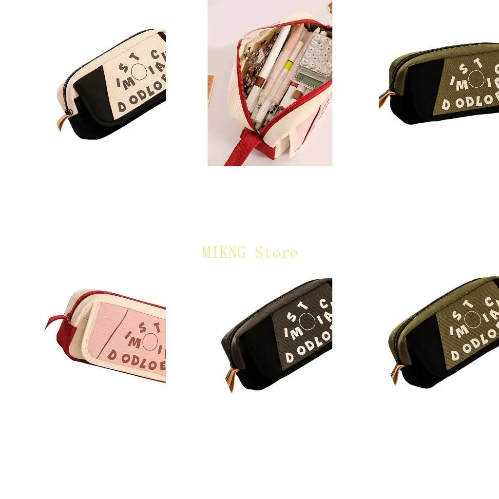 ビッグキャパシティペンシルケーススクールオフィス旅行のための大きな鉛筆保管バッグベストセール