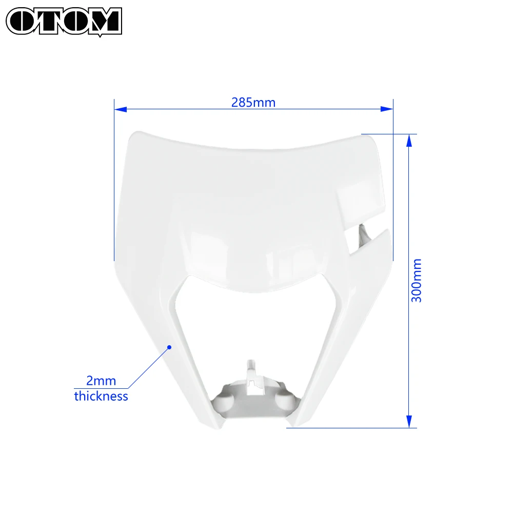 OTOM 2017-2023 Motorcycle Headlight Housing Cover Headlamp Guard Front Head Light Protector For KTM EXC EXCF XCW XCFW Motocross