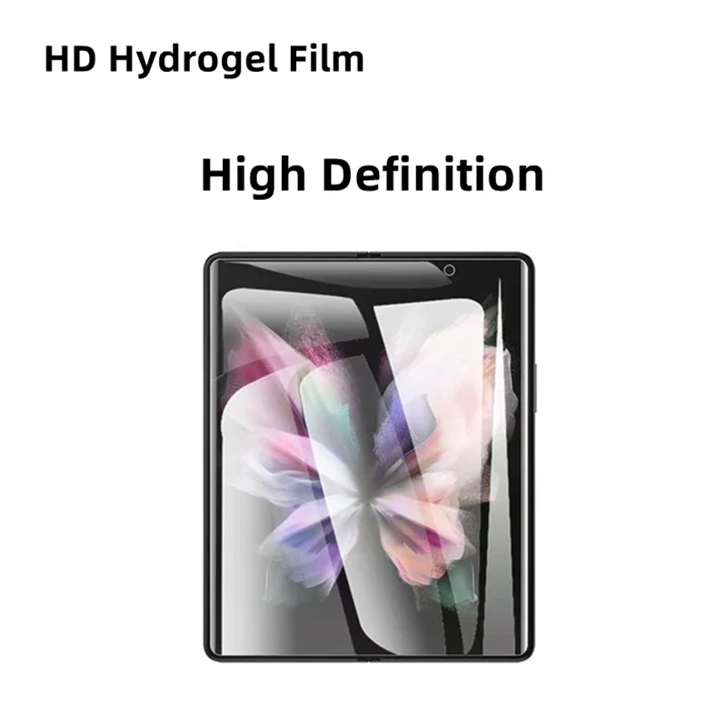 Película de hidrogel hd para máquina de corte de lâmina, 25 peças, protetor de tela fosco para telefone dobrável, 197x197mm, tpu, borboleta, filme de hidrogel