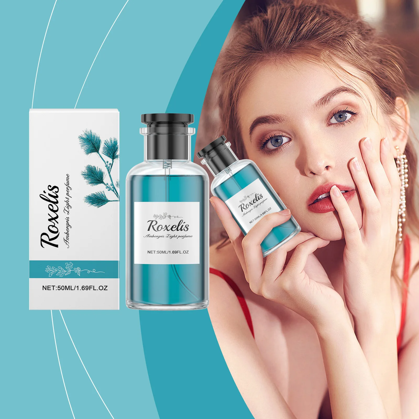 

Ambergris Eau de Toilette Naturally long-lasting elegant refreshing fragrance for everyday use perfume christmas birthday gift