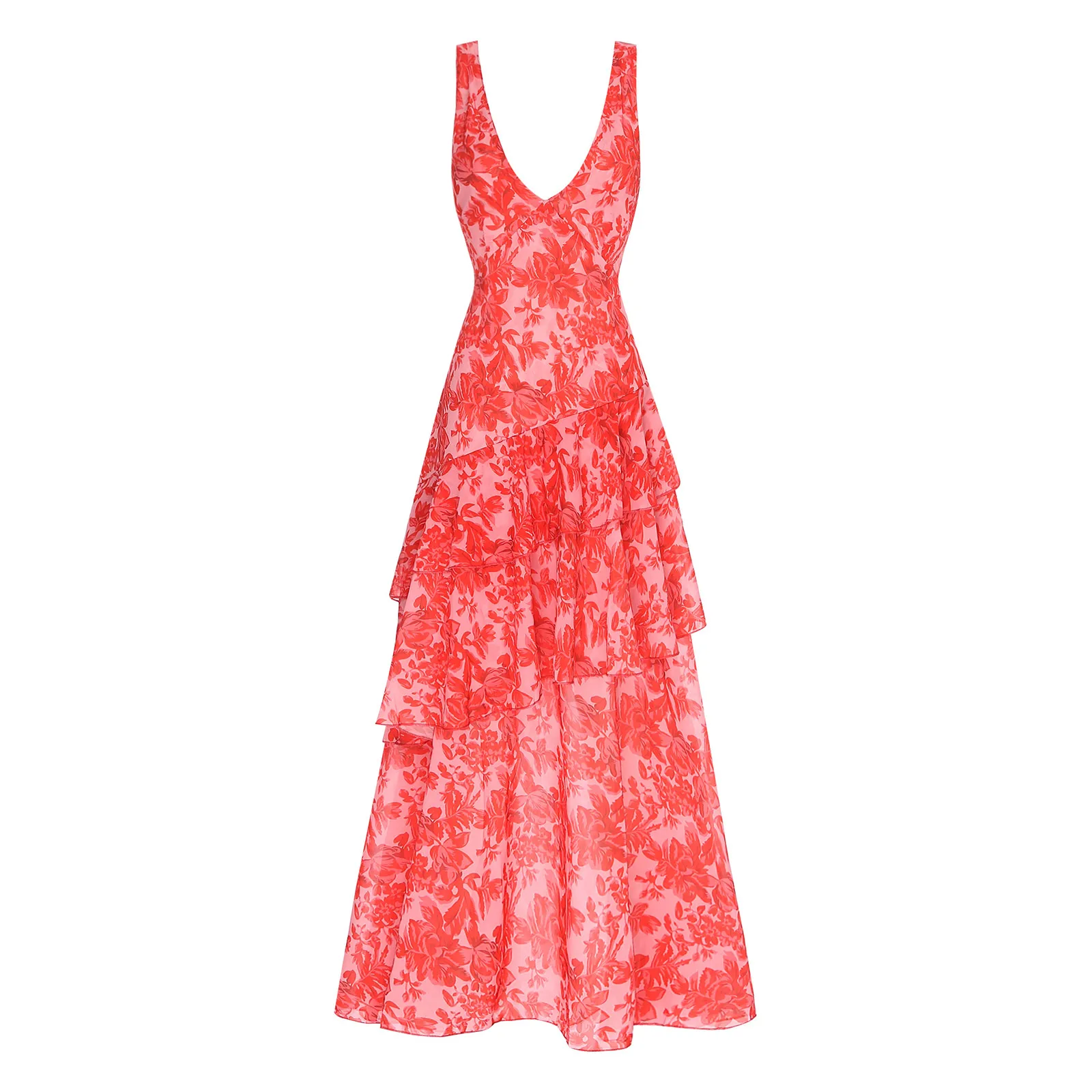 فستان نسائي أنيق عتيق مطبوع عليه زهور فساتين ماكسي بوهيمية مثيرة فستان بوهو لقضاء عطلة الشاطئ والصيف والسهرات