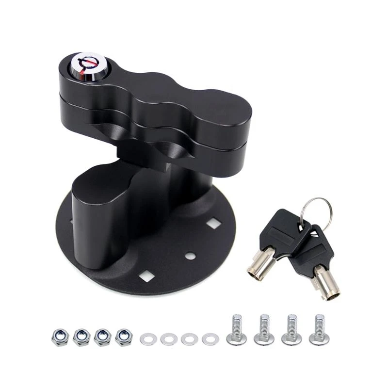 Motorcycle Reliable Lock Clamp with For LOX PM Sturdy Metal Oil Mount Bracket Fastener Petrols Can Durable