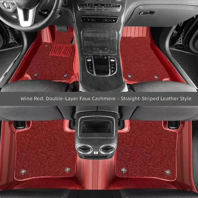 Car Floor Mats, Leather Pads for Audi A7L Q5L Q3 Q7 Q2L, Custom Fit Full Surround Foot Mats, Vehicle Accessories view 3