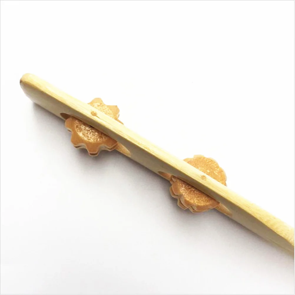 

2pcs Back Scratcher Massage Stick Rust-Resistant Durable Body Scratcher For Hard-To-Reach Areas Smooth Edges Bamboo Adult Senior