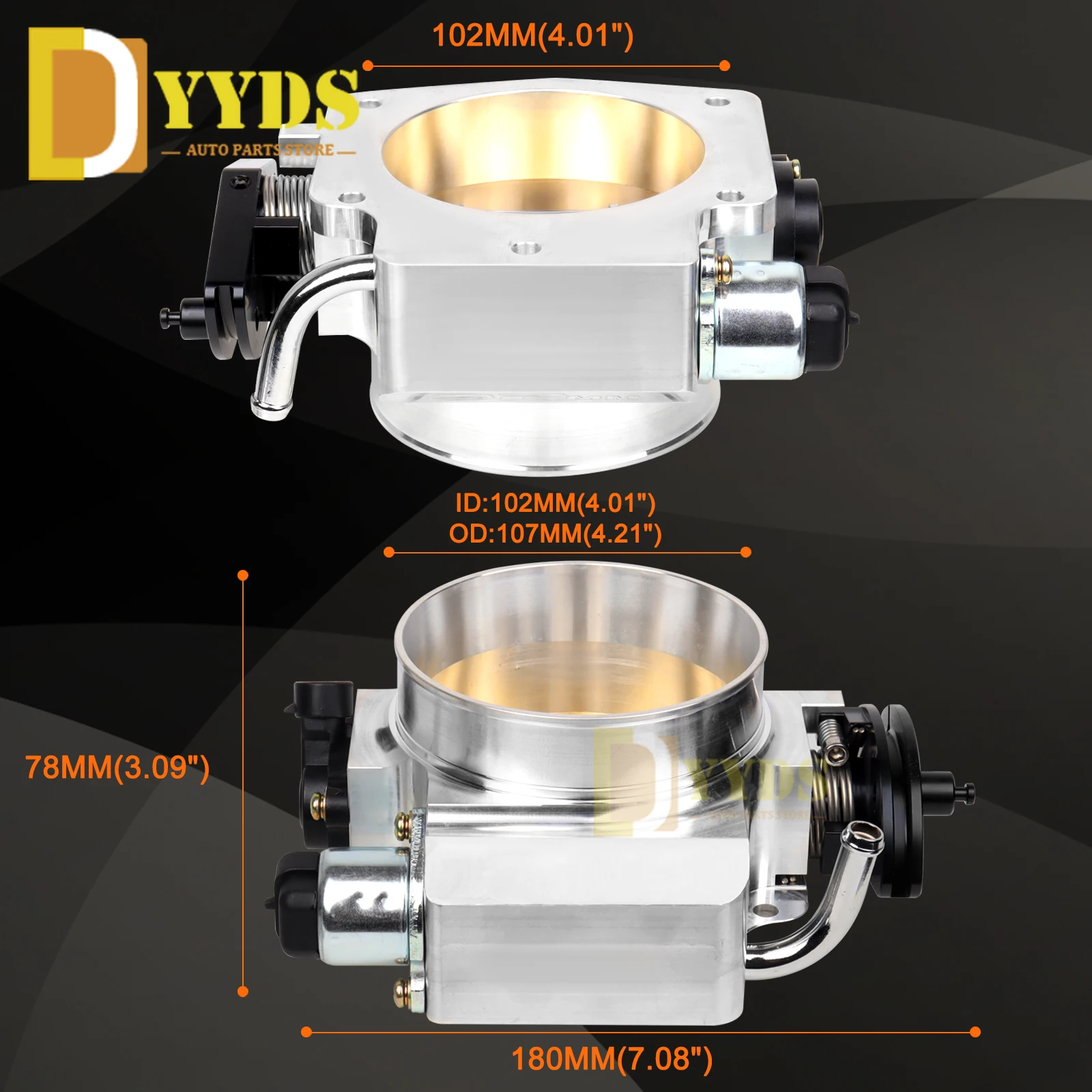 102mm/92mm New Throttle Body For GM III LS1 LS2 LS3 LS6 LS7 LSX LS Style 4 bolt intake manifold Throttle Valve OEM Quality