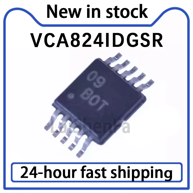 1PCS VCA824IDGSR VCA824IDGS silk screen BOT MSOP10 operational amplifier, brand new in stock