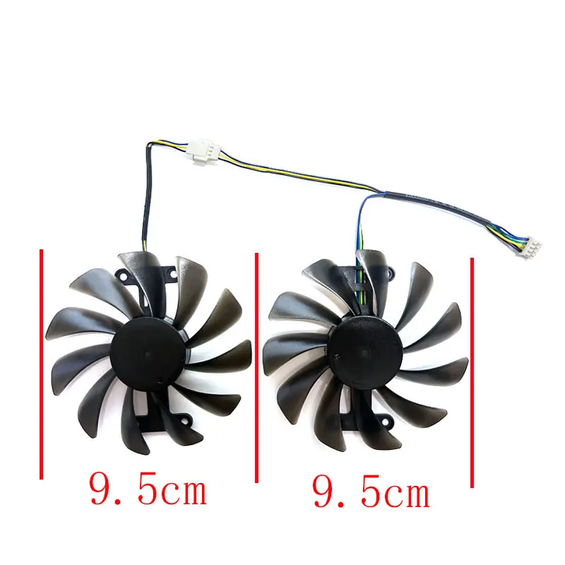 2 fans 95MM GAINWARD/Gengsheng GTX1070 1070ti 1080 Herd Edition graphics card replacement fan