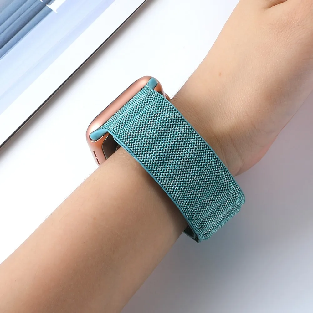Ремешок магнитный для Apple Watch Band 49 мм 45 мм 41 мм 44 мм 40 мм 42 мм, нейлоновый браслет для iWatch Series Ultra 9 8 7 6 5 4 3 SE