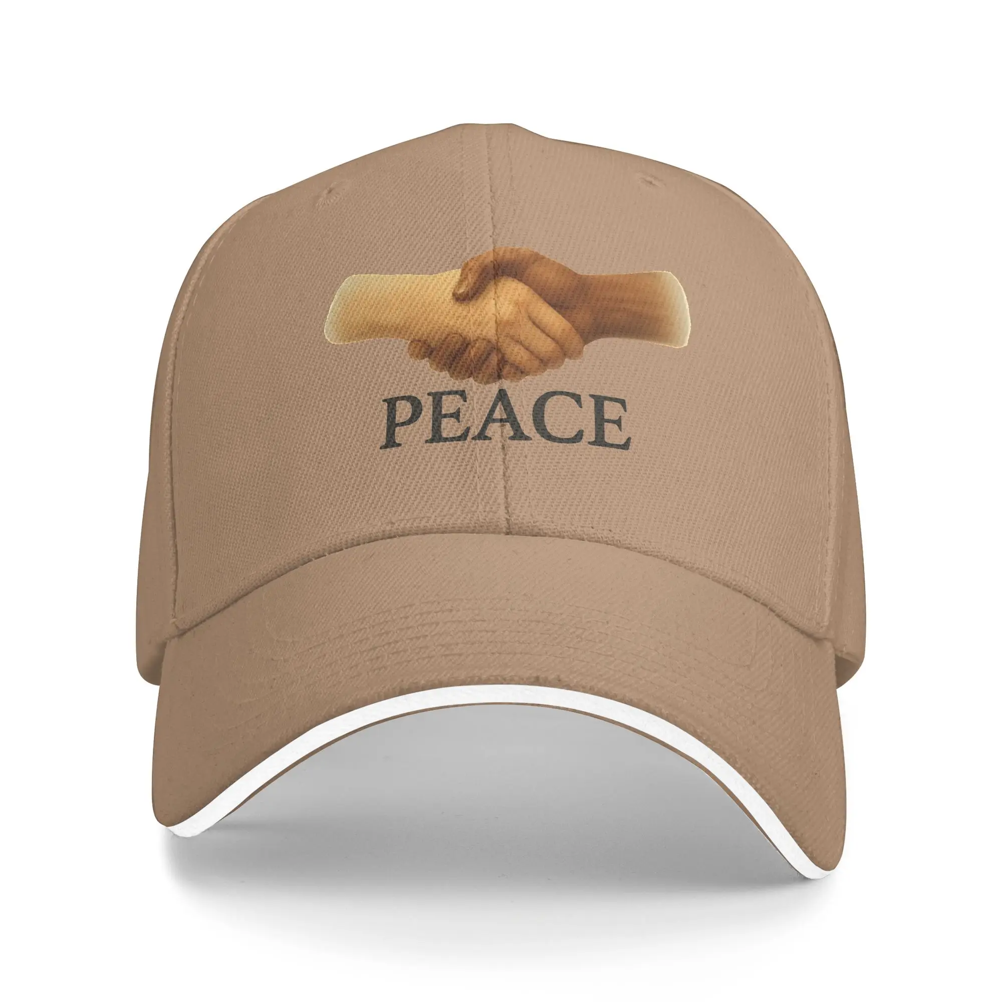 Men Women Peaceful Handshake 
