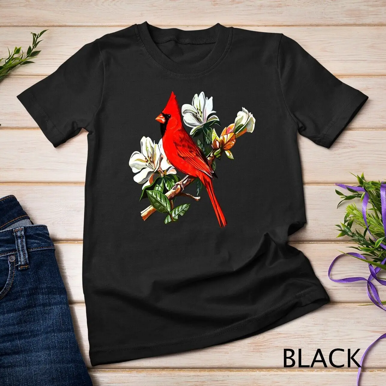 

Northern Red Cardinal Perch On A Branch Cardinal Tee Unisex T-shirt