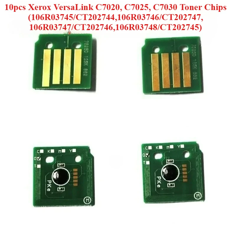 

10 чипов тонера Xerox VersaLink C7020, C7025, C7030 (106R03745/CT202744,106R03746/CT202747,106R03747/CT202746,106R03748/CT202745)