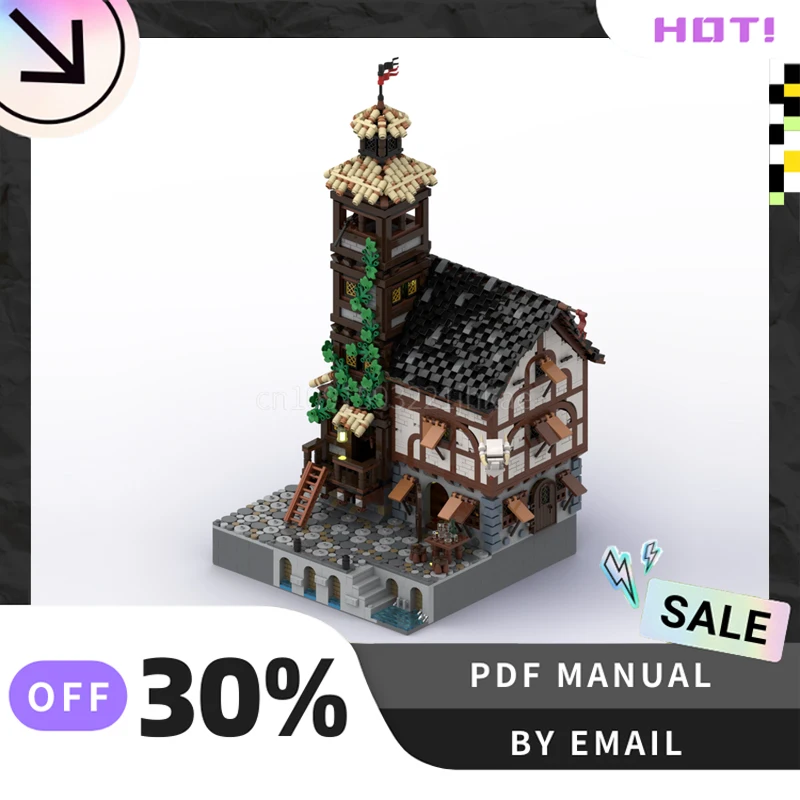 [4830PCS] MOC personalizzato Il Leviatano Creativo Building Blocks Set STEM Giocattoli educativi Modello di costruzione Kit Regali di compleanno