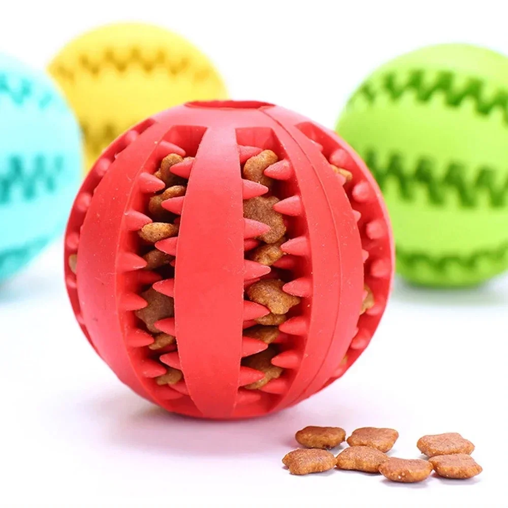 Thorn ball watermelon ball teddy dog decompression elastic rubber ball pet teeth cleaning molars leakage ball dog toy