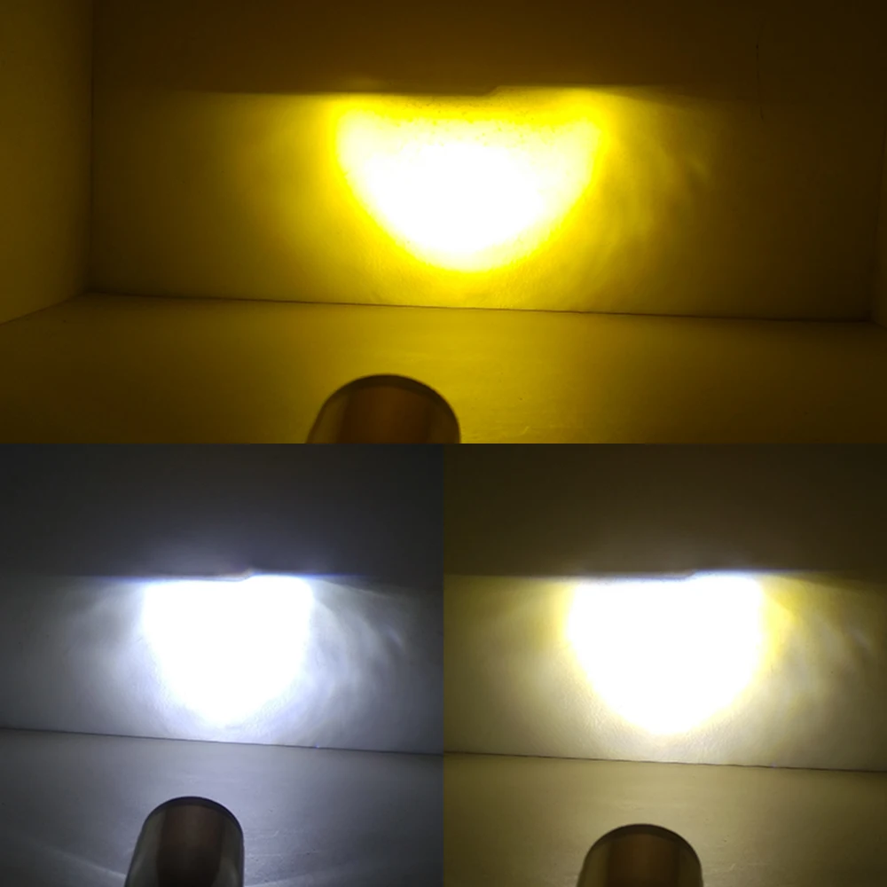 H4 LED Projector Lens 30000LM 120W Mini H4 Bi LED Lenses Car Headlight Bulbs 3000K+4300K+6000K High Low Beam Canbus 12V LHD view 4
