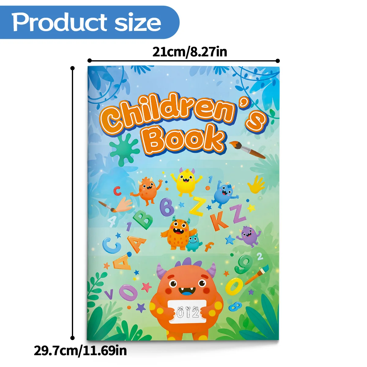 Kids Number Coloring Book, Preschool Activity Workbook, Number Recognition & Drawing, Concentration Training for Toddlers 2-6