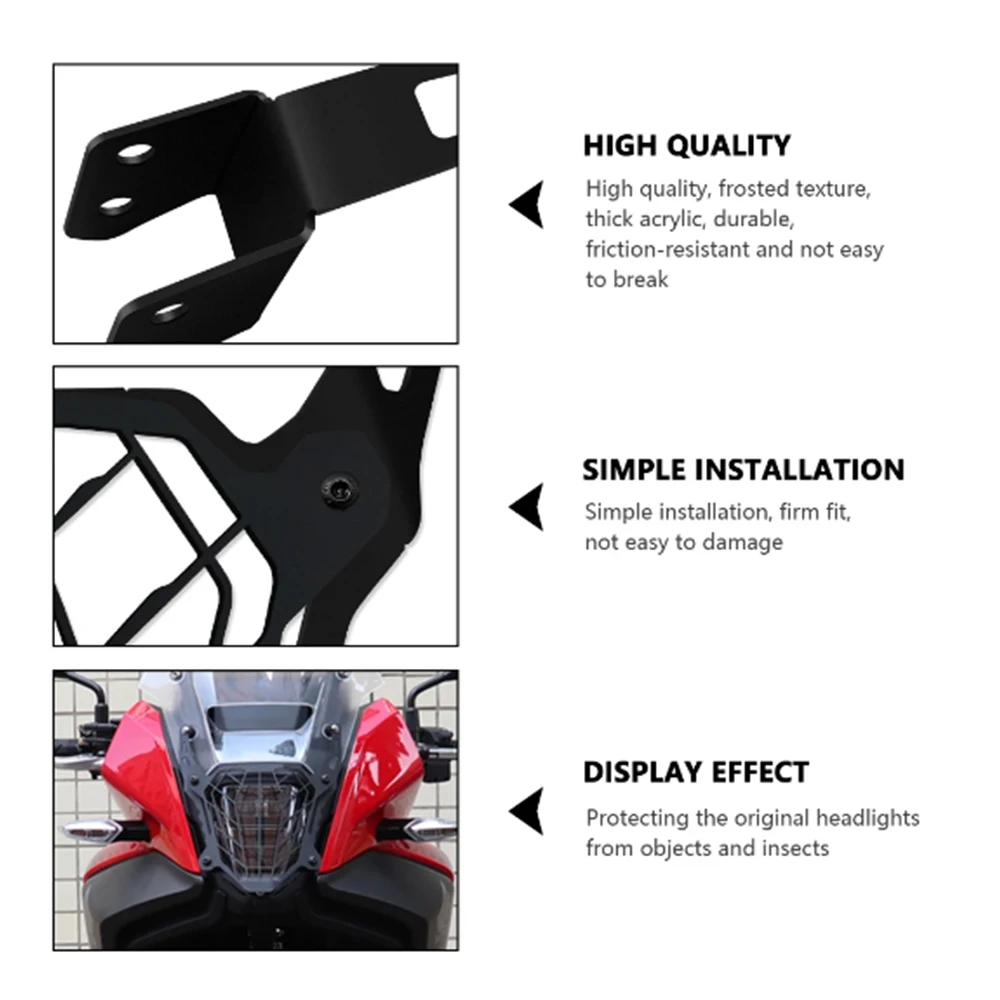 For Honda NX400 NX500 NX 400 NX 500 2024 Motorcycle Accessories Headlight Guard Protection Lamp Light Grille Cover Protector