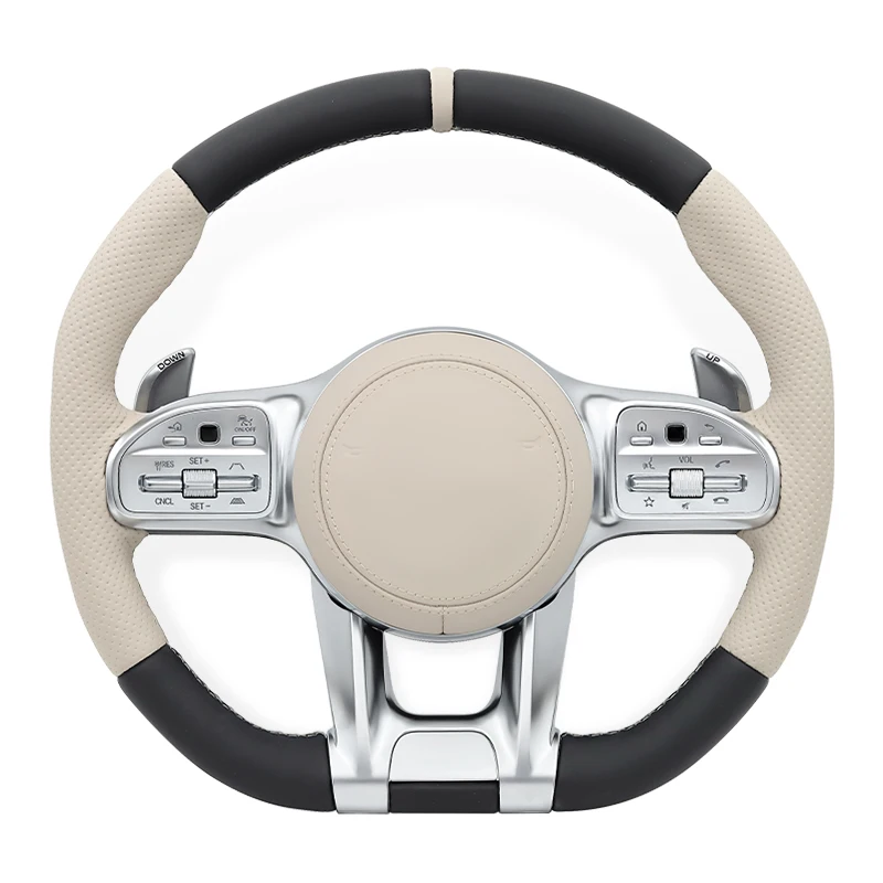 Customized Steering Wheel for Mercedes Benz AMG W117 W166 W177 W197 W205 W212 W213 W216 W217 W218 W222 W253 W257 GLE G63 GLC C63