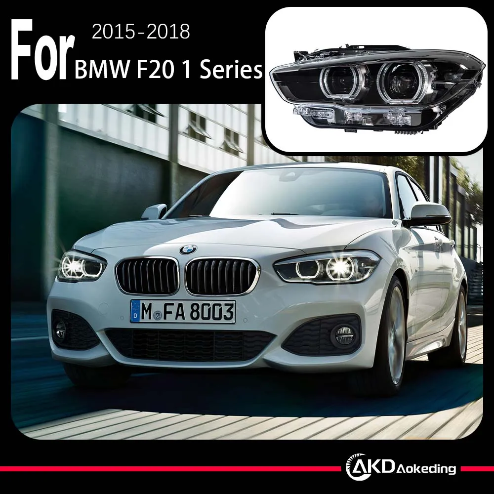 

AKD Car Model Car Lights for BMW F20 LED Headlight Projector Lens 2015-2018 1 Series DRL Laser Style Automotive Accessories