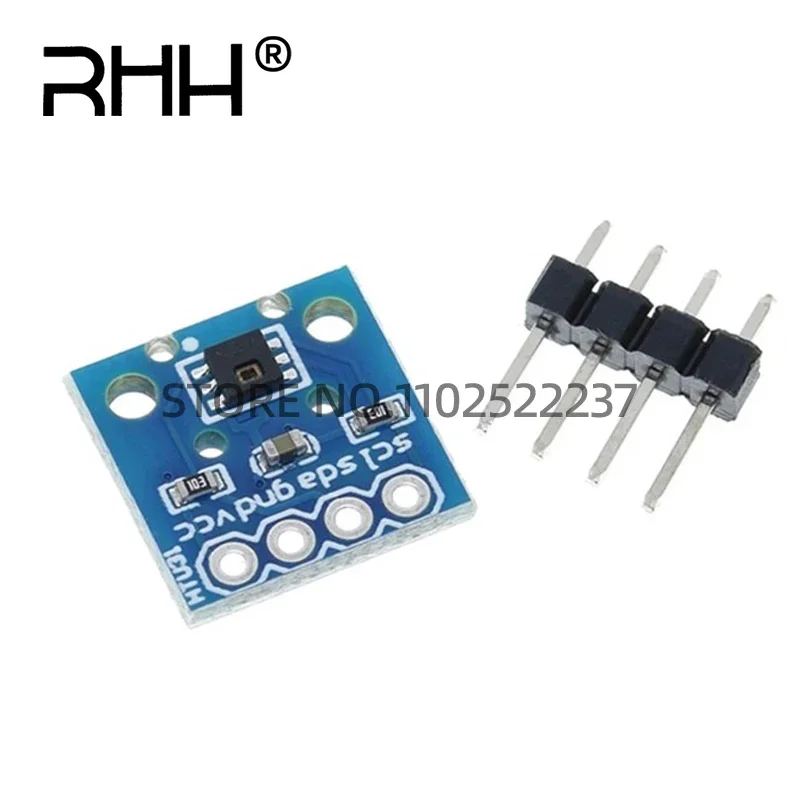 Módulo Sensor de temperatura y humedad HTU31D, sonda de alta precisión I2C, versión mejorada HTU21D HTU31 para Arduino DC 3,3 ~ 5,5 V