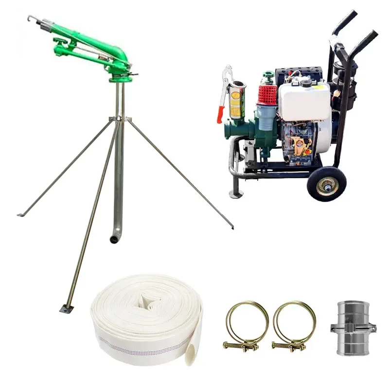 Agricultural watering 360 degree rotation spray sprinkle gun machine 80m long range stand mobile big rain gun sprinkler