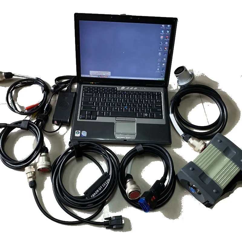 V2014.12 Mb Star C3 Pro with Five Cables Plus D630 Laptop 4gb ram software installed SSD Win xp System