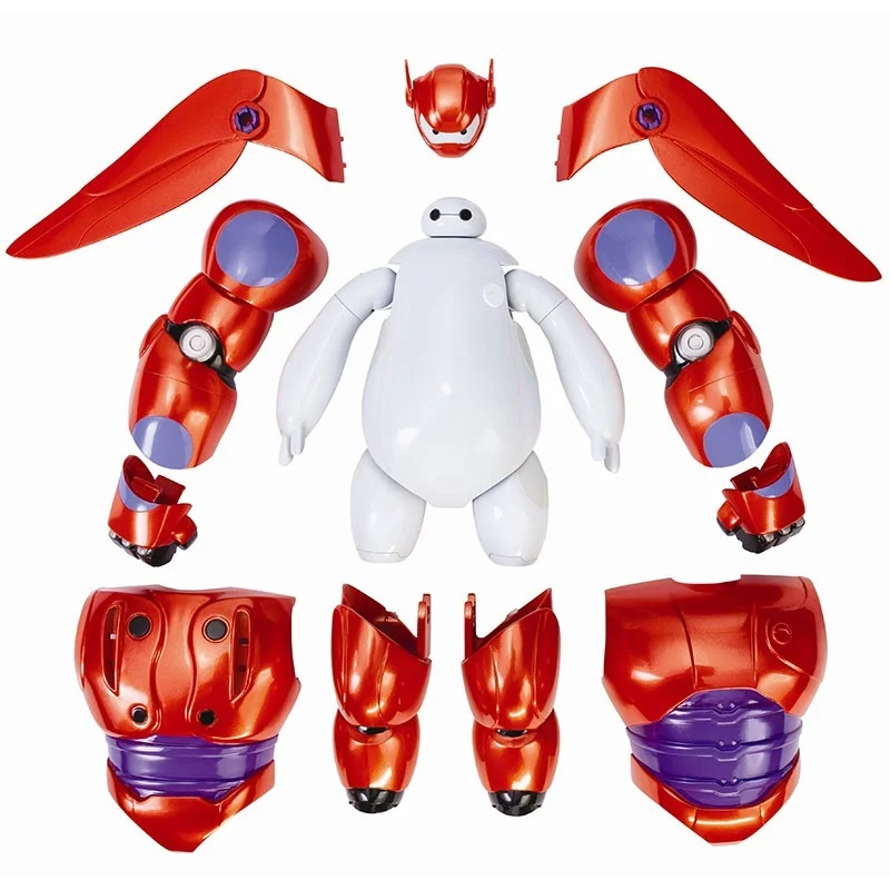 Hot 16cm Cartoon Big Hero 6 Baymax Fat Man Anime Figure Toys Baymax Model Doll Pvc Action Figure  Model Birthday Gifts