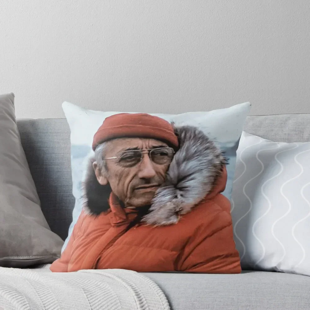 Jacques Cousteau Throw Pillow Christmas Pillowcase Pillow Case Cushions Home Decor Pillow