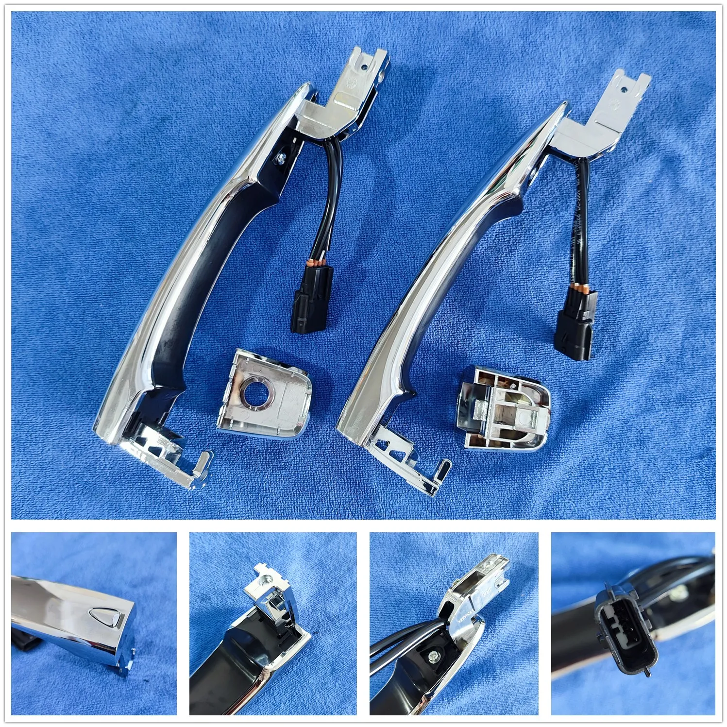 Exterior Door Handle with Buttons and Sensors for Nissan X-Trail 2014-2022, QASHQAI CC, Roguer,Navara D23,Murano