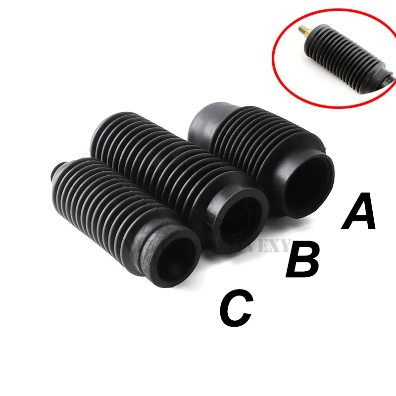 ATV Steering Gear Dust Bellows Kit Rubber Gear Boot Cover for UTV ATV Dirt Bike Go Kart Golf Parts