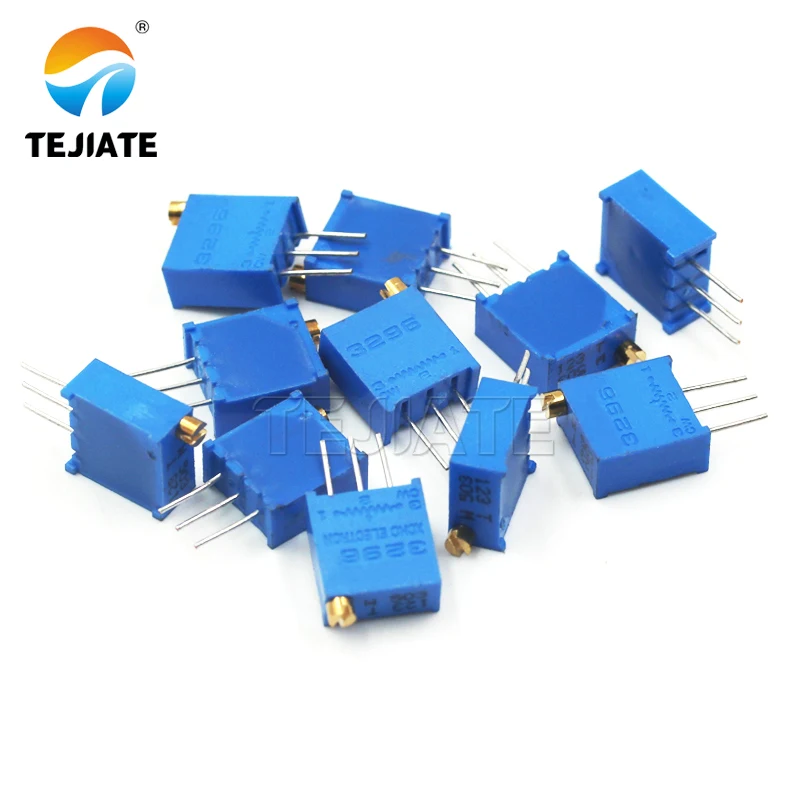 3296W Potentiometer, präzise einstellbarer Widerstand, Multiturn-Feinabstimmung, 103/10K/20/50/5/1/100 200