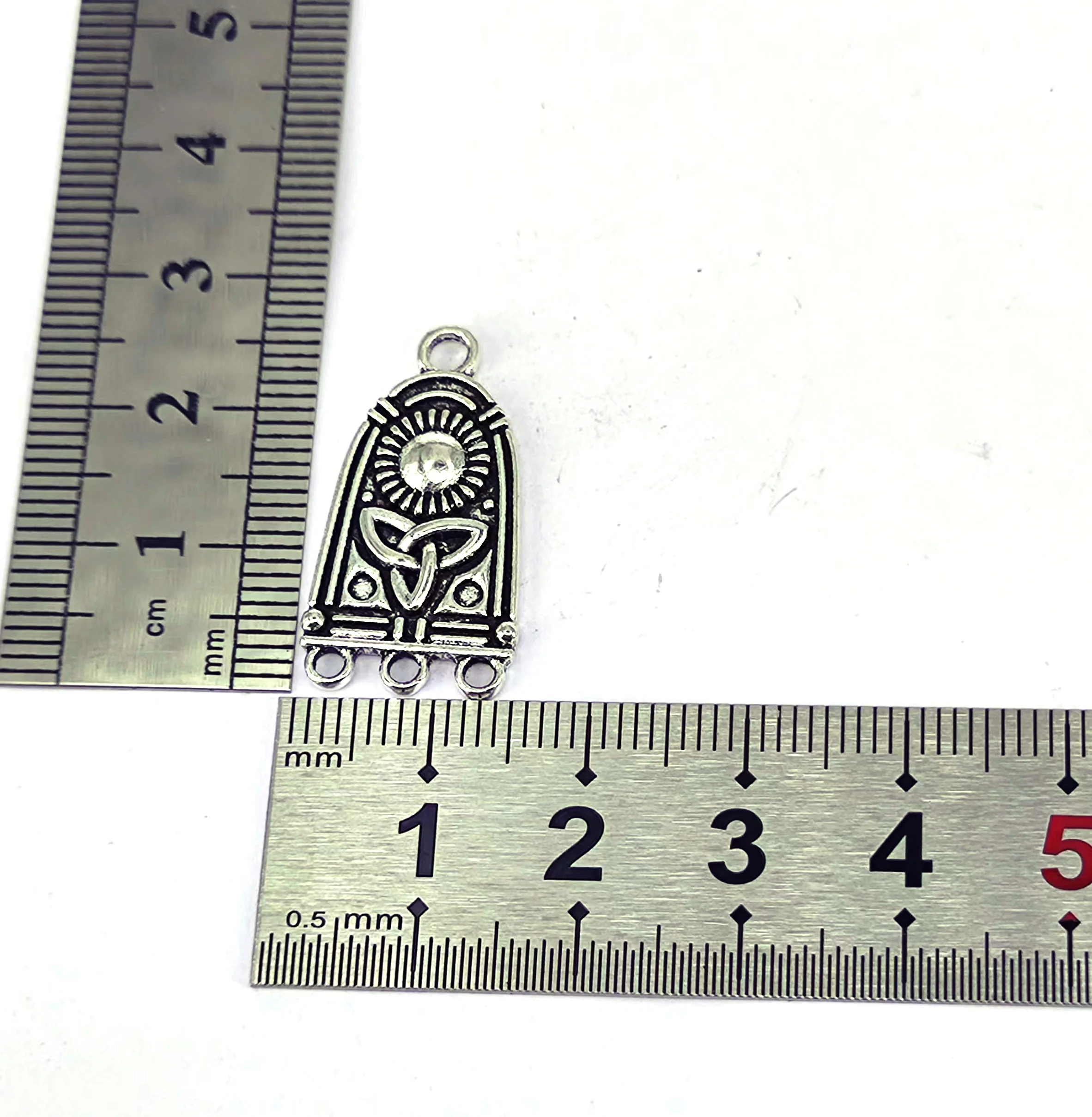 5pcs trinity celtic knot charm making jewelry findings for DIY earring necklace
