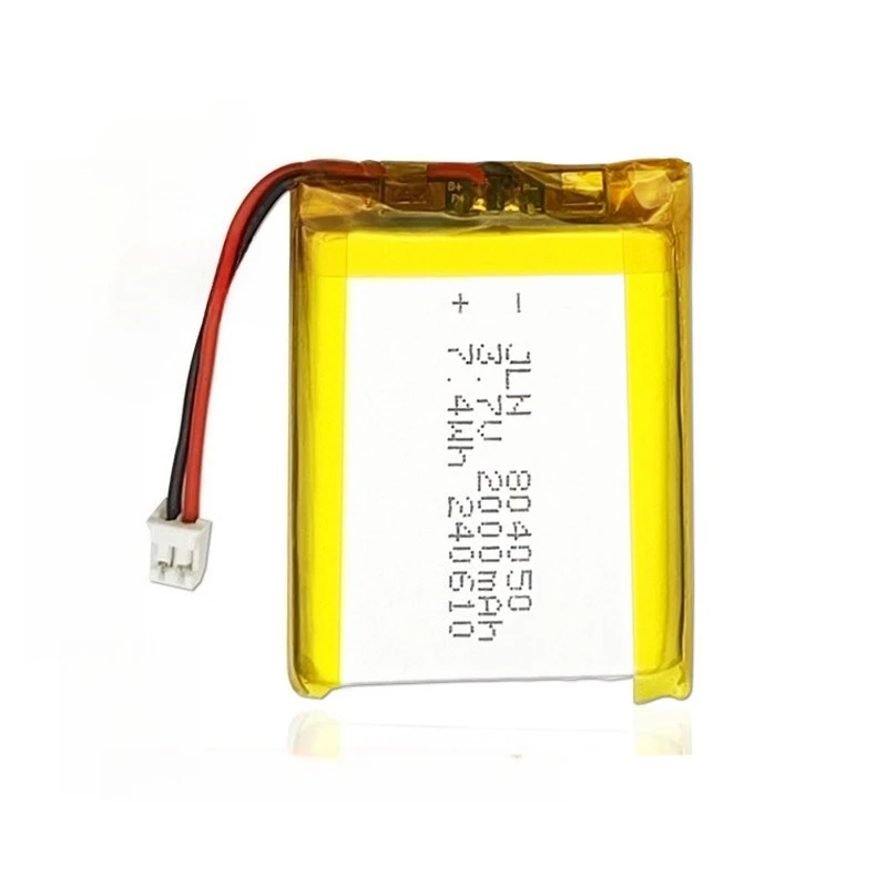 

804050 Lipo 2000mAh Battery 3.7V Li-Polymer Lithium Batteries for Massager Medical Equipment Car Air Filter Loudspeaker