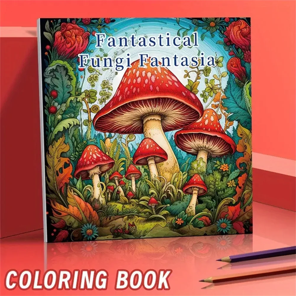 1pc Art Coloring Book 22 Page Coloring Books Gift For Birthday Party Relieve Stress Kill Time Graffiti Painting Drawing Art Book