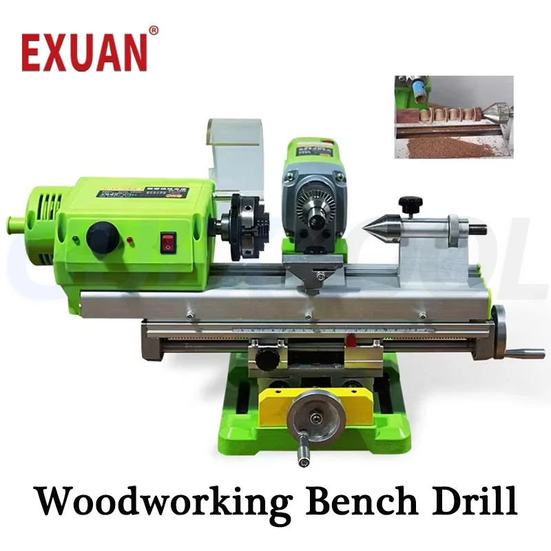 Mini DIY Bench Drilling Machine Woodworking Lathe Metal Processing Buddha Bead Polishing Machine Precision Hole Punching Machine