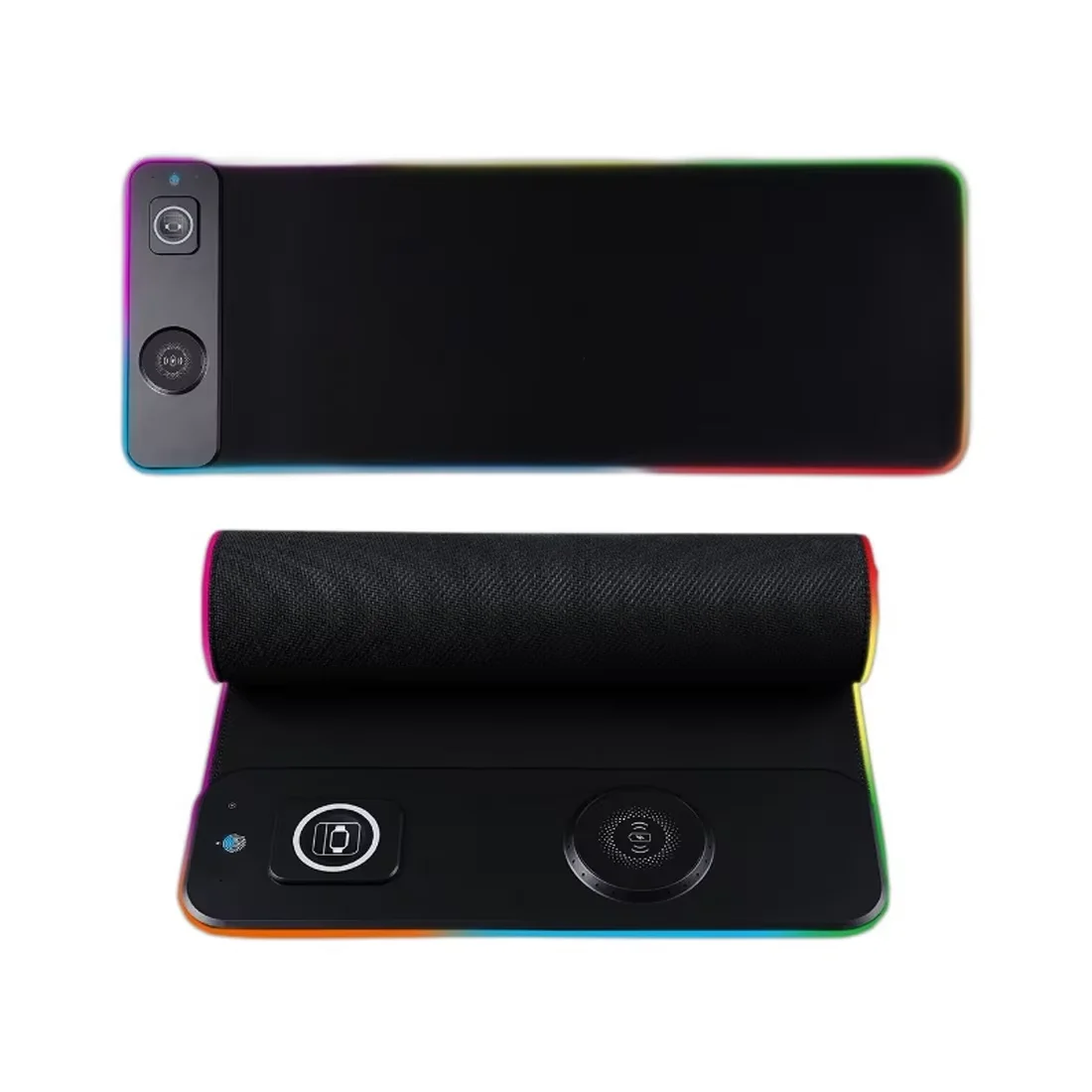 For 3-in-1 Magnetic Wireless Charging Personalized Mousepad Large XXL Customized Office Desk Pad Wireless Charging Luminous Mat