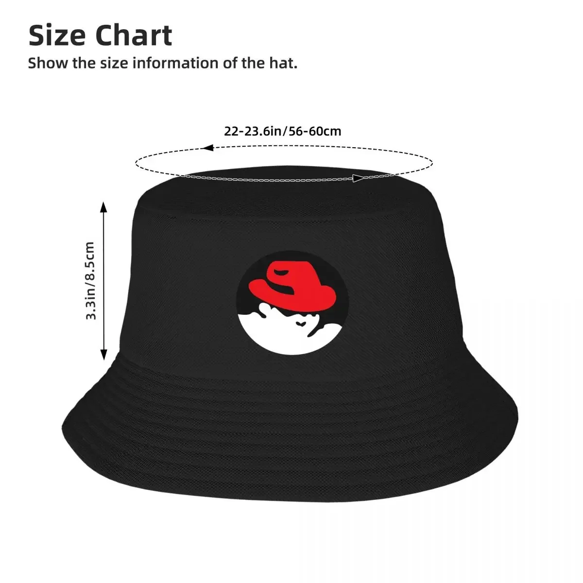 GitHub قبعة حمراء قبعات الصياد قبعة دلو قبعات واقية من الشاطئ