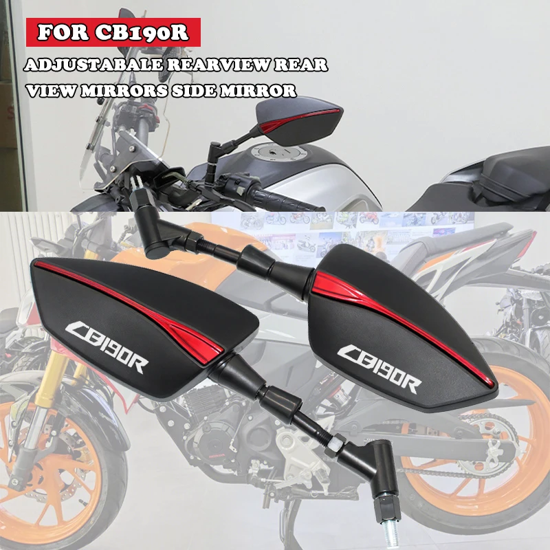 Fit For CB190R CB 190R 2022 2021 2020 Motorcycle Side Rear View Rearview Mirrors