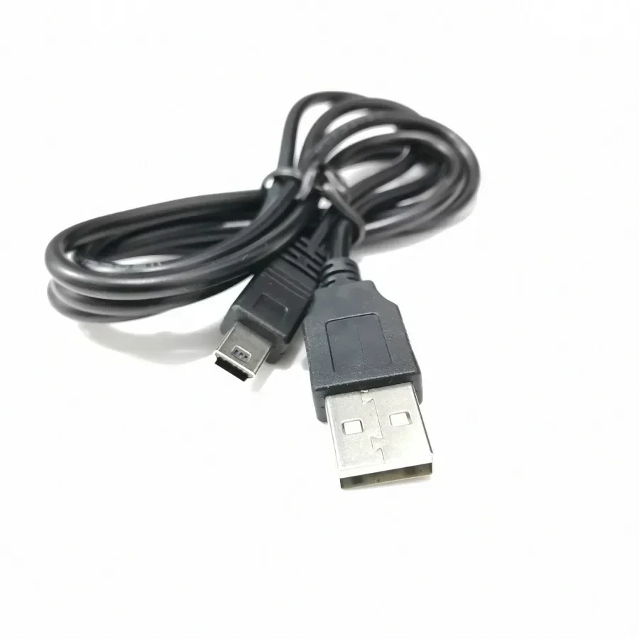 1M Black Mini USB Charger Power Cable Charging Wire Cord For Sony PlayStation 3 PS3 Controller Game Accessories 100pcs