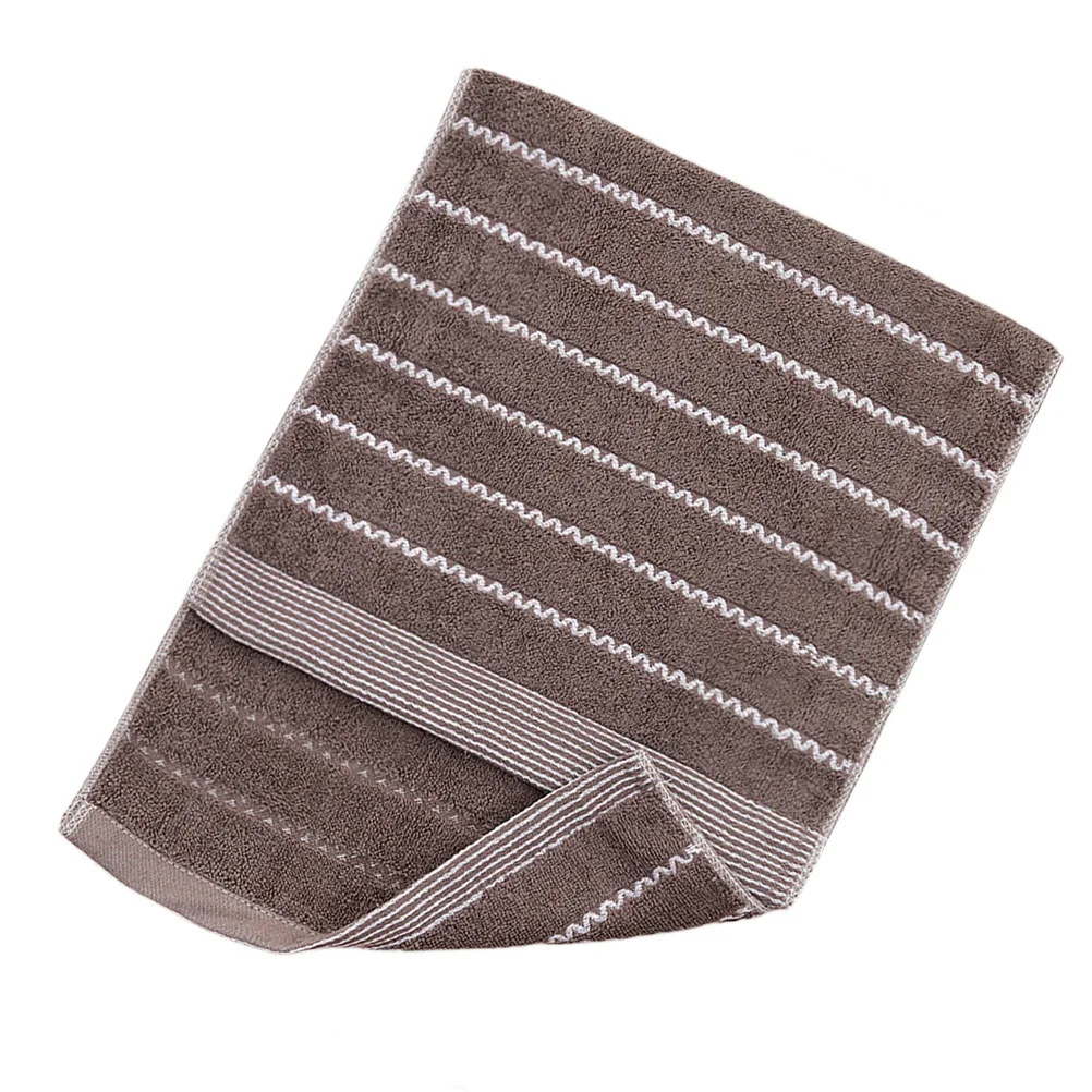 

Long-Lasting Cotton Towels Jacquard Bath Weak Towels Hand Washcloths Safe Comfortable for Home Hotels Barber Shops Dark