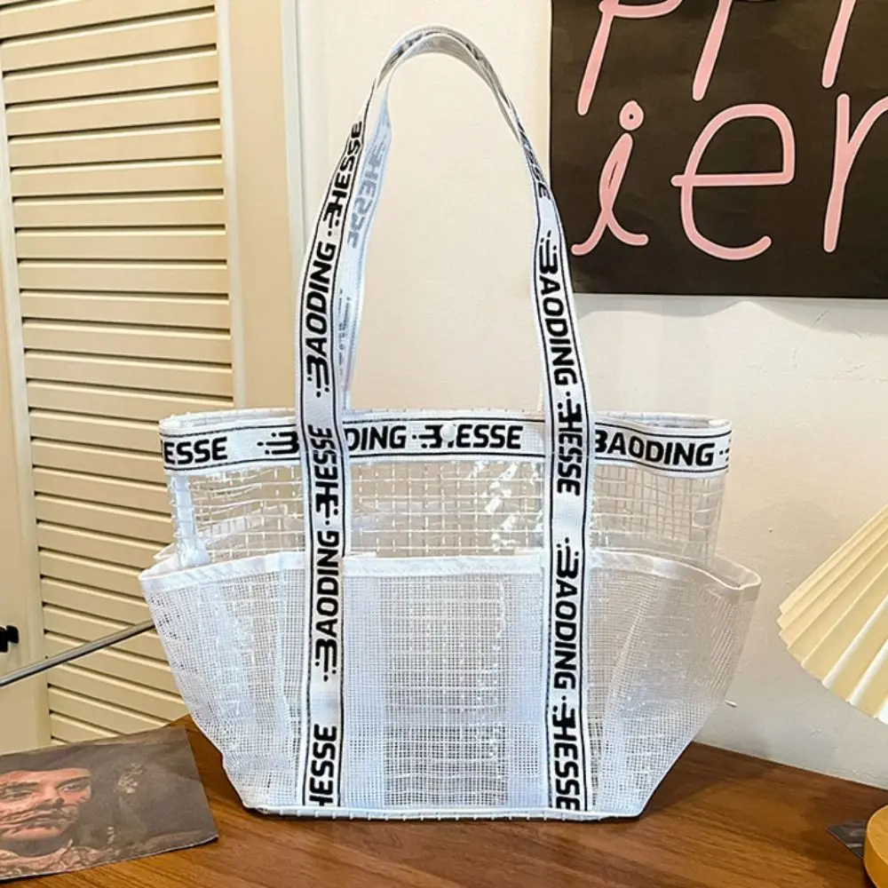 NEW Waterproof Swimming Storage Bag Transparent Multi-pocket Beach Bag Dry and Wet Separation Makeup Bag Travel