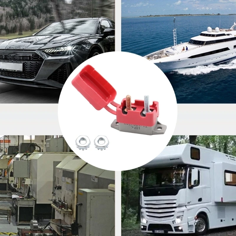 Upgrades Red Cover Wiring Disconnect Unit Set for Vehicle Marine Battery Use best sale