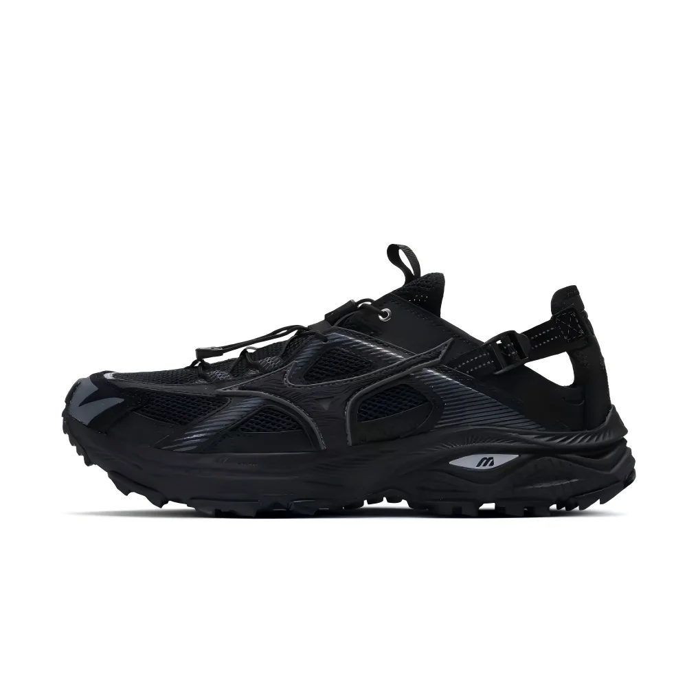 Mizuno Racer Trail SE Unisex Stream-Crossing Shoes  Black, Retro Design, Non-Slip Traction, Breathable & Tough D1GH241903
