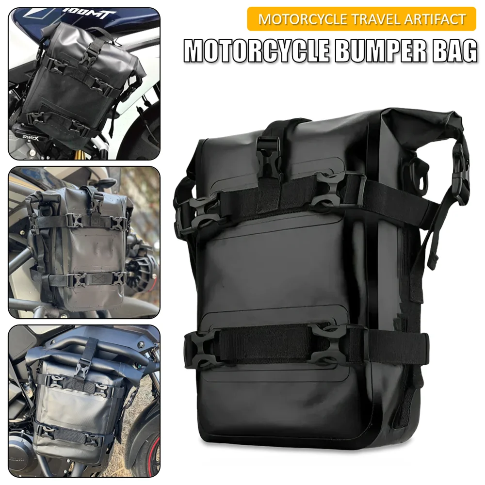 ل BMW R1250GS R1250 GS ADV R 1250GS مغامرة GSA دراجة نارية الإطار تحطم القضبان حقيبة مقاومة للماء الوفير أداة إصلاح وضع حقيبة