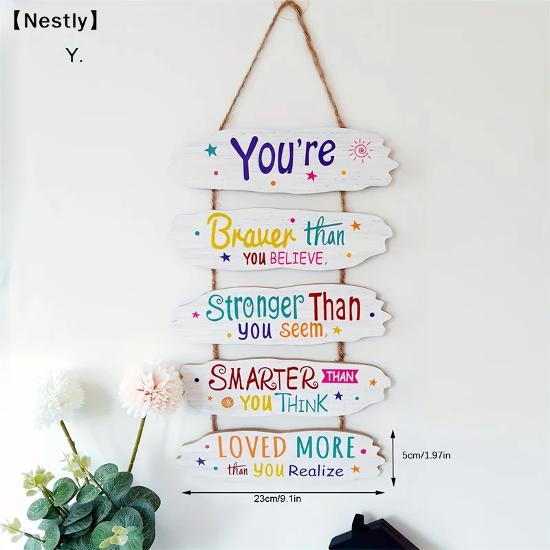 Placa suspensa inspiradora com - English Home Office avaliação e preço