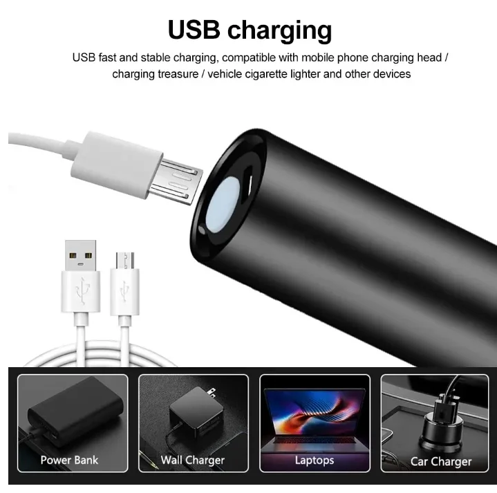 ミニ UV 懐中電灯紫外線ブラックライト USB 充電式紫 Linternas カーペットペット尿検出器キャッチサソリ