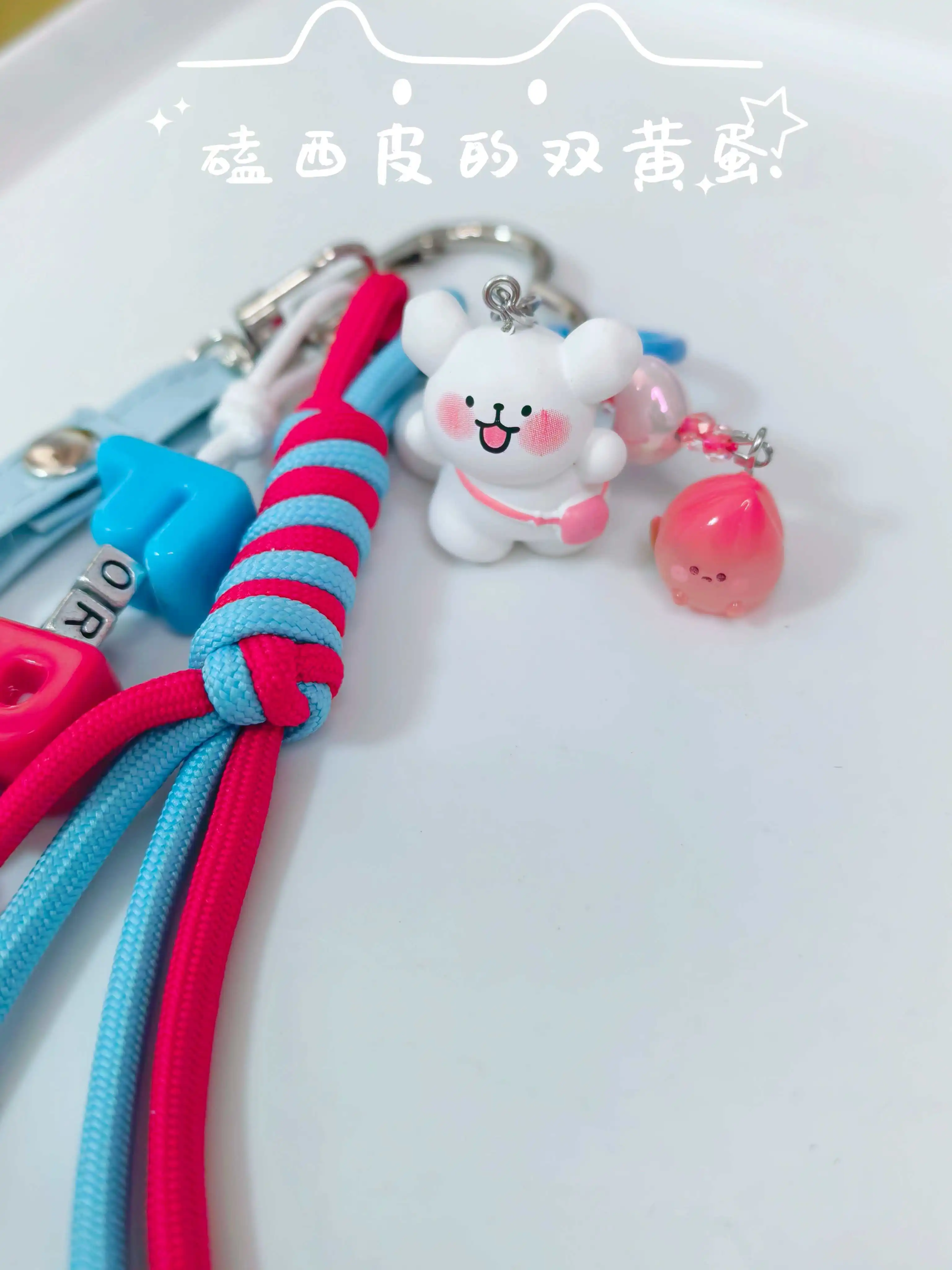 Handmade Gmm Thai Star Thai Drama Love in the Air FortPeat Peat Wasu Fortfts Bag Decoration Accessories Bag Pendant Keychain