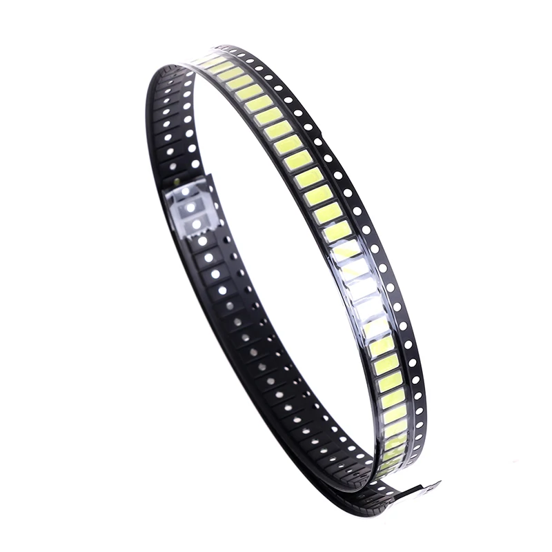 （Summer4）100 Pcs 3030 SMD LED Beads 1W 3V/6V/9V Cold White Light For TV LED Diodes