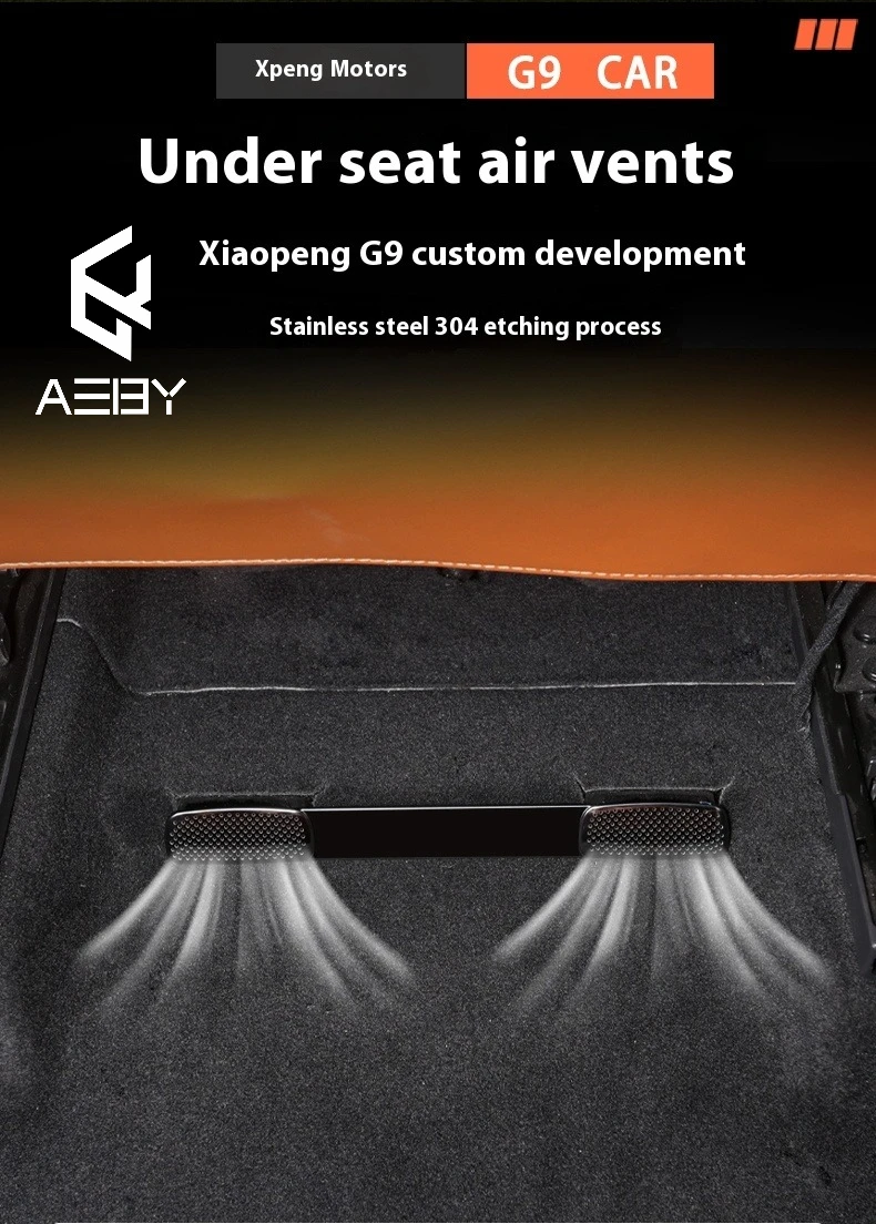 Автомобильный передний бампер, сетка от насекомых для XPENG G9 2022-2025, пылезащитный чехол для выхода воздуха под сиденьем, аксессуары для интерьера