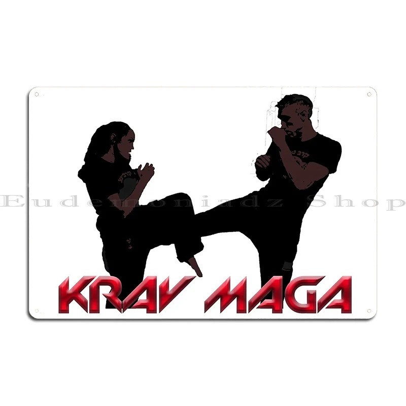 Krav Maga Metal Plaque Poster Pub Plates Customized Cinema Garage Club Tin Sign Poster